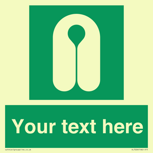 Custom sign safe condition Lifejacket